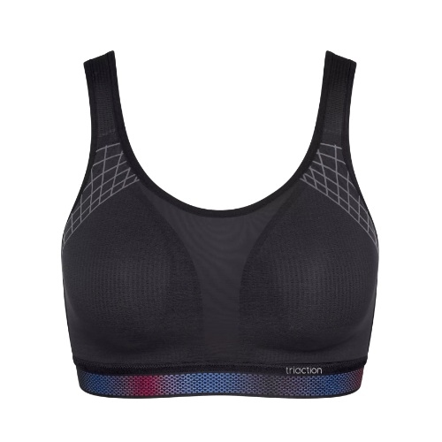 Triomphe Triaction Cardio Flow noir soutien-gorge de sport