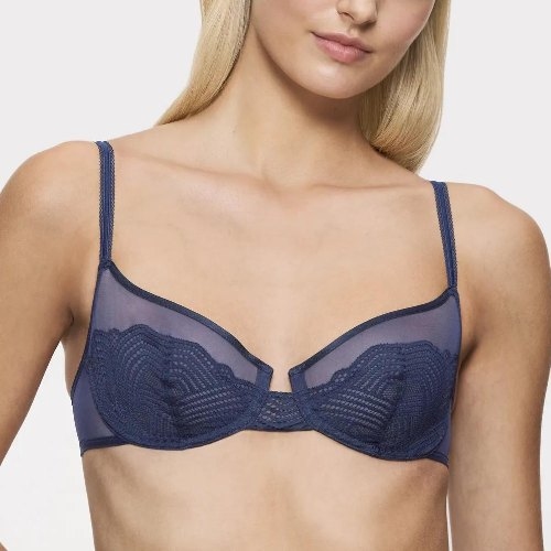 Triomphe Delightful Spotlight bleu marine soutien-gorge sans forme