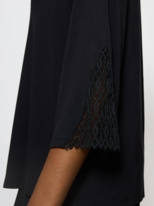 Triomphe Aura Spotlight noir chemise de nuit