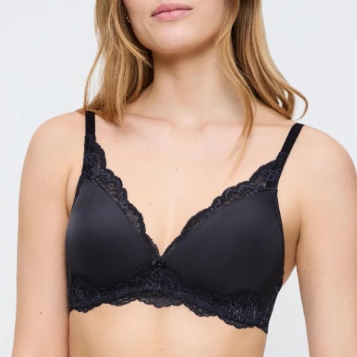 Triomphe Amourette Charm gris foncé soutien-gorge rembourré
