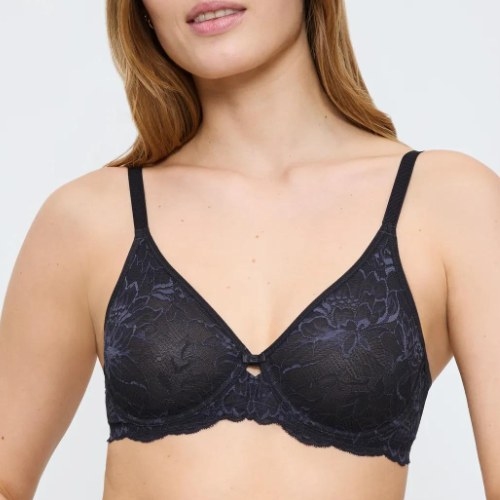 Triomphe Amourette Charm gris foncé soutien-gorge rembourré