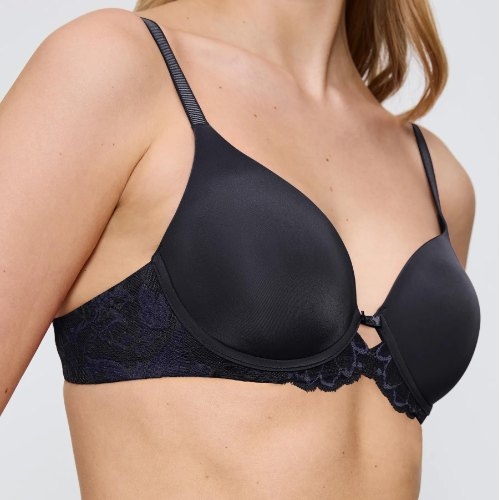 Triomphe Amourette Charm gris foncé soutien-gorge rembourré