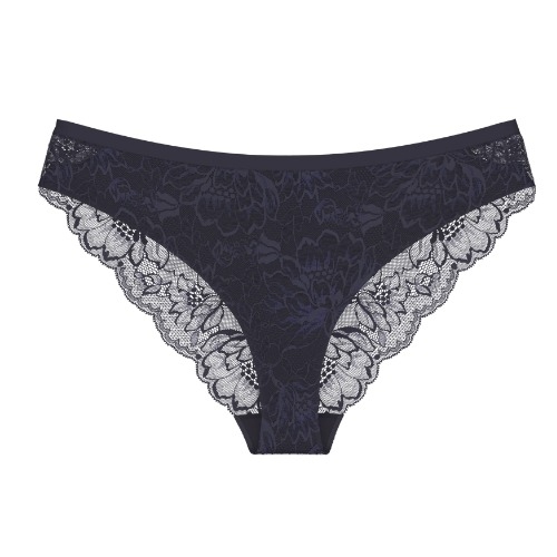Triomphe Amourette Charm gris foncé slip brésilien
