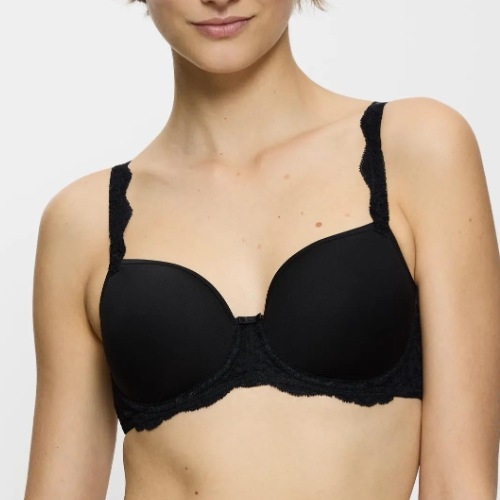 Triomphe Amourette Charm noir soutien-gorge rembourré