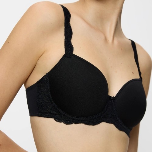 Triomphe Amourette Charm noir soutien-gorge rembourré