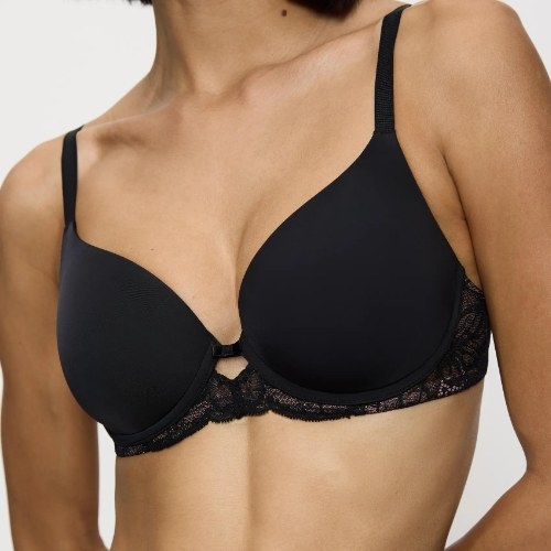 Triomphe Amourette Charm noir soutien-gorge rembourré