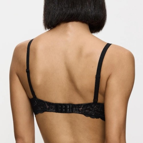 Triomphe Amourette Charm noir soutien-gorge sans armatures en dentelle