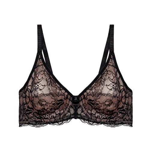 Triomphe Amourette Charm noir soutien-gorge sans forme