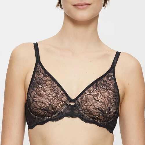 Triomphe Amourette Charm noir soutien-gorge sans forme