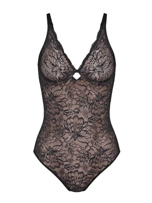 Triomphe Amourette Charm noir corselet