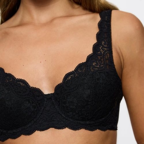 Triomphe Amourette noir soutien-gorge rembourré