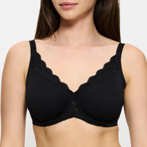 Triomphe Amourette noir soutien-gorge rembourré