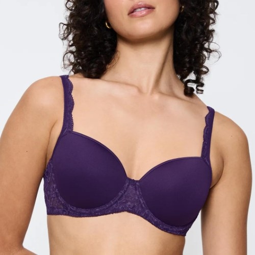 Triomphe Amourette violet soutien-gorge rembourré