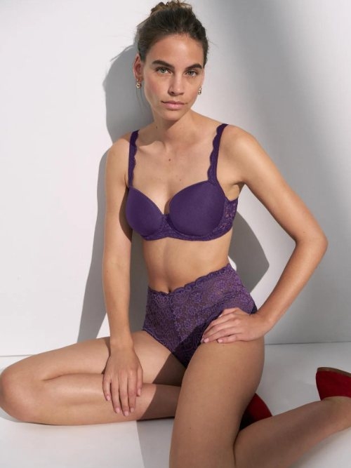 Triomphe Amourette violet slip
