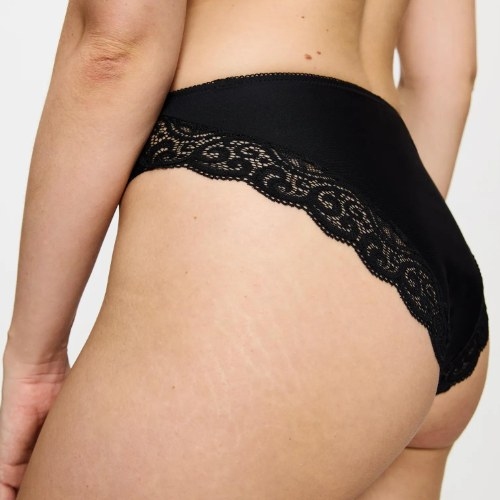 Triomphe Amourette noir slip