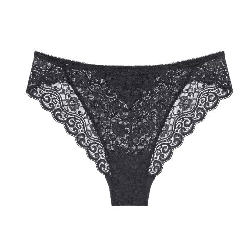 Triomphe Amourette noir slip