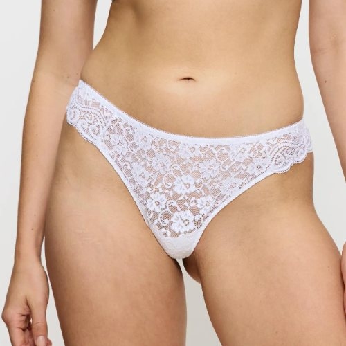 Triomphe Amourette Spotlight blanc culotte string
