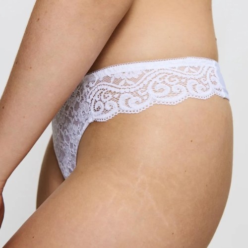 Triomphe Amourette Spotlight blanc culotte string