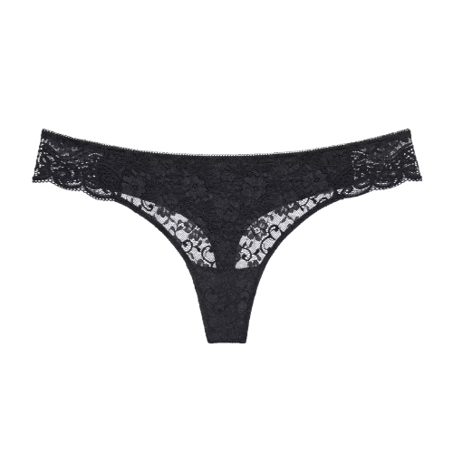 Triomphe Amourette Spotlight noir culotte string
