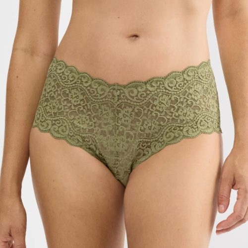 Triomphe Amourette vert olive slip