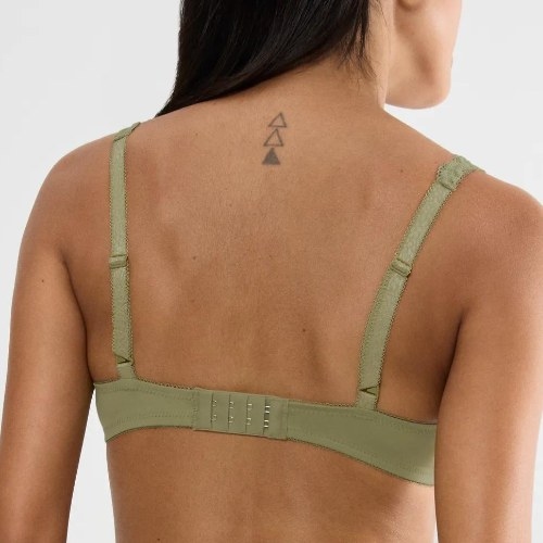 Triomphe Amourette vert olive soutien-gorge rembourré