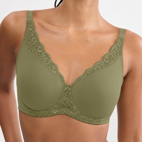 Triomphe Amourette vert olive soutien-gorge rembourré