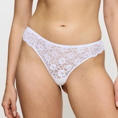 Triomphe Amourette blanc culotte string