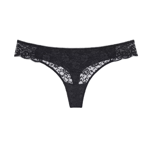Triomphe Amourette noir culotte string