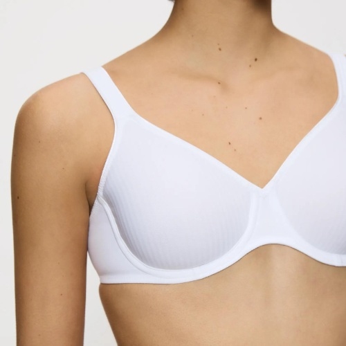 Triomphe Modern Soft+Cotton blanc soutien-gorge sans armatures en dentelle