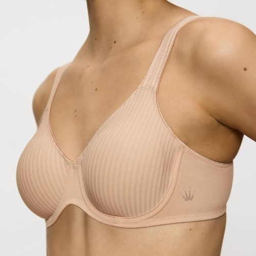 Triomphe Modern Soft+Cotton poudre soutien-gorge sans armatures en dentelle