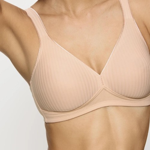 Triomphe Modern Soft+Cotton poudre soutien-gorge sans armatures en dentelle