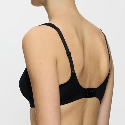 Triomphe Modern Lace+Cotton noir soutien-gorge rembourré