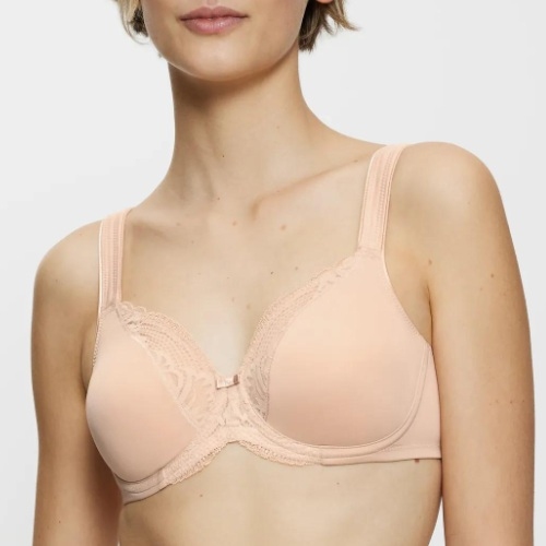 Triomphe Modern Lace+Cotton poudre soutien-gorge rembourré