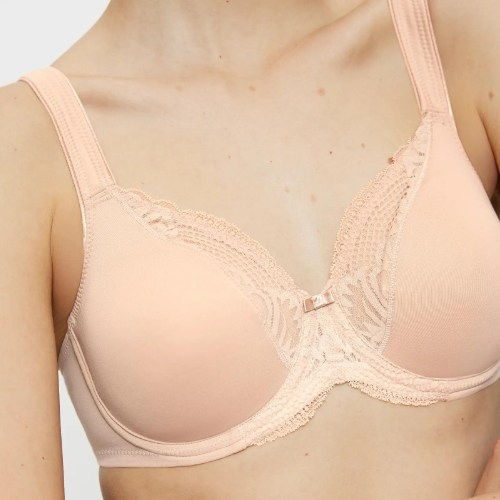 Triomphe Modern Lace+Cotton poudre soutien-gorge rembourré