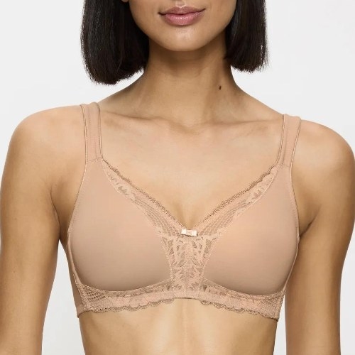Triomphe Modern Lace+Cotton poudre soutien-gorge rembourré