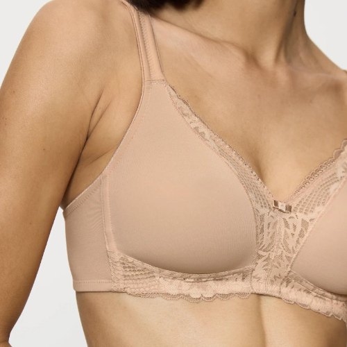 Triomphe Modern Lace+Cotton poudre soutien-gorge rembourré