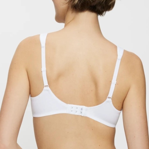 Triomphe Modern Lace+Cotton blanc soutien-gorge rembourré