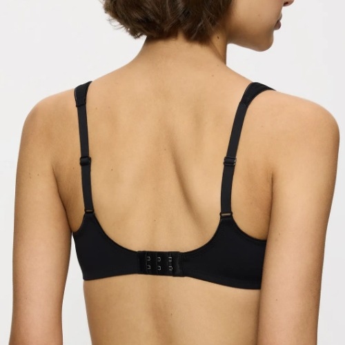 Triomphe Modern Lace+Cotton noir soutien-gorge rembourré