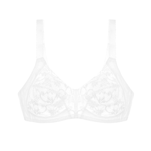 Triomphe Delicate Doreen blanc soutien-gorge sans armatures en dentelle