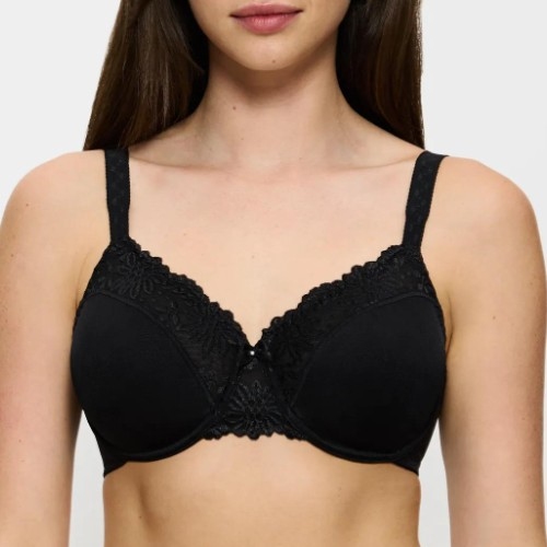 Triomphe Ladyform Soft noir soutien-gorge rembourré