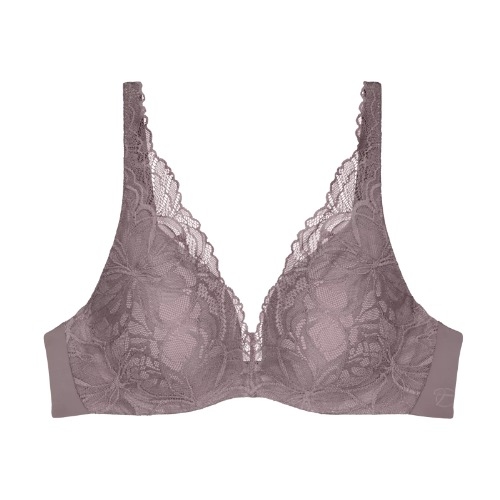 Triomphe Body Make-Up Illusion Lace gris soutien-gorge rembourré