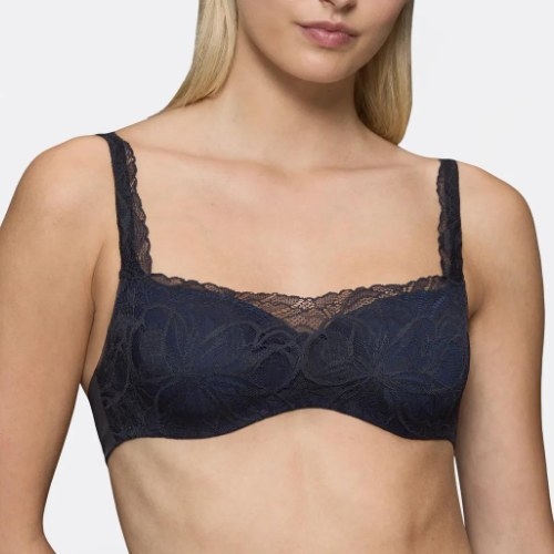 Triomphe Body Make-Up Illusion Lace noir soutien-gorge rembourré