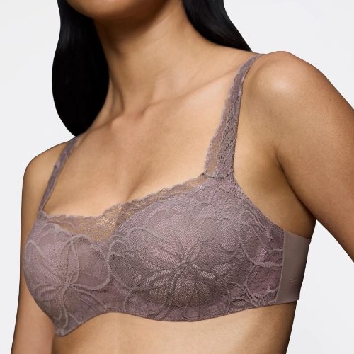 Triomphe Body Make-Up Illusion Lace gris soutien-gorge rembourré