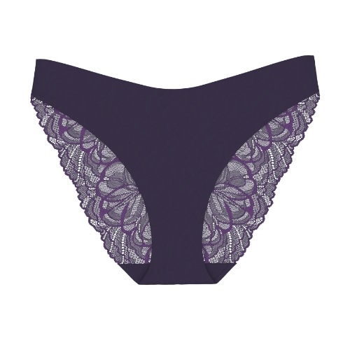 Triomphe Body Make-Up Illusion Lace bleu slip