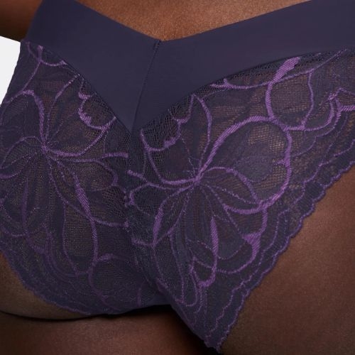 Triomphe Body Make-Up Illusion Lace bleu slip