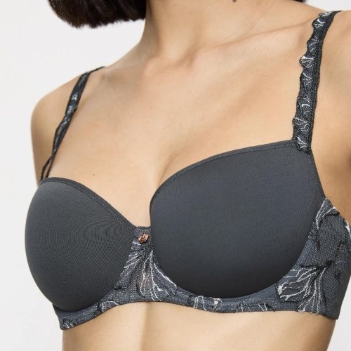 Triomphe Wild Iris Florale anthracite soutien-gorge rembourré