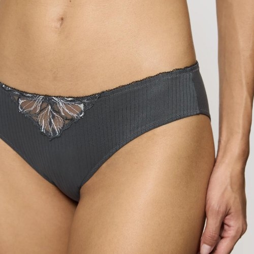 Triomphe Wild Iris Florale anthracite slip