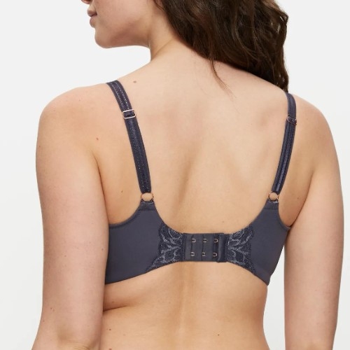 Triomphe Wild Peony Florale gris soutien-gorge sans forme