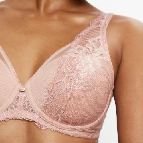 Triomphe Wild Peony Florale rose soutien-gorge rembourré