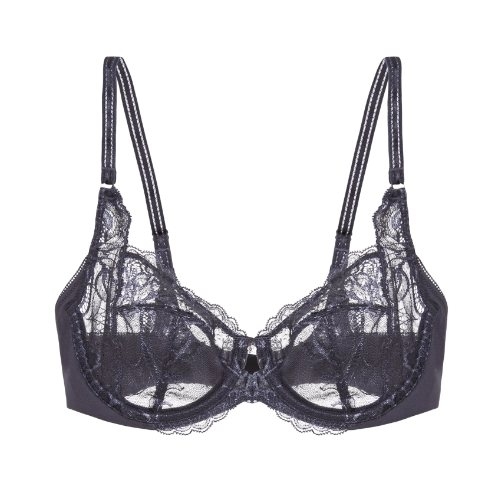 Triomphe Wild Peony Florale gris soutien-gorge sans forme